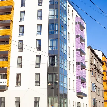 Homyvibes With Free Parking And Self Check-in Apartment Riga